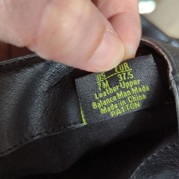 SAM Edelman black leather boots Patton size 7 riding - Picture 13 of 14